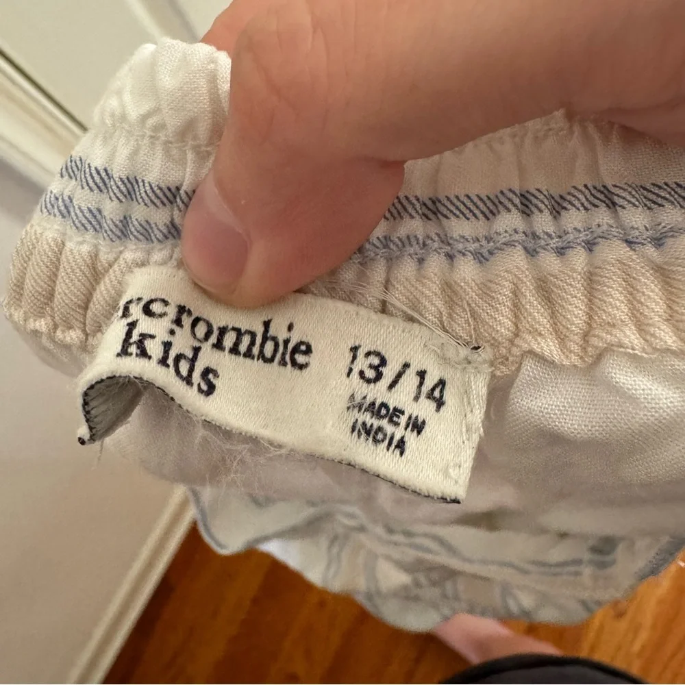 Abercrombie‎ kids pull on striped wide leg pants